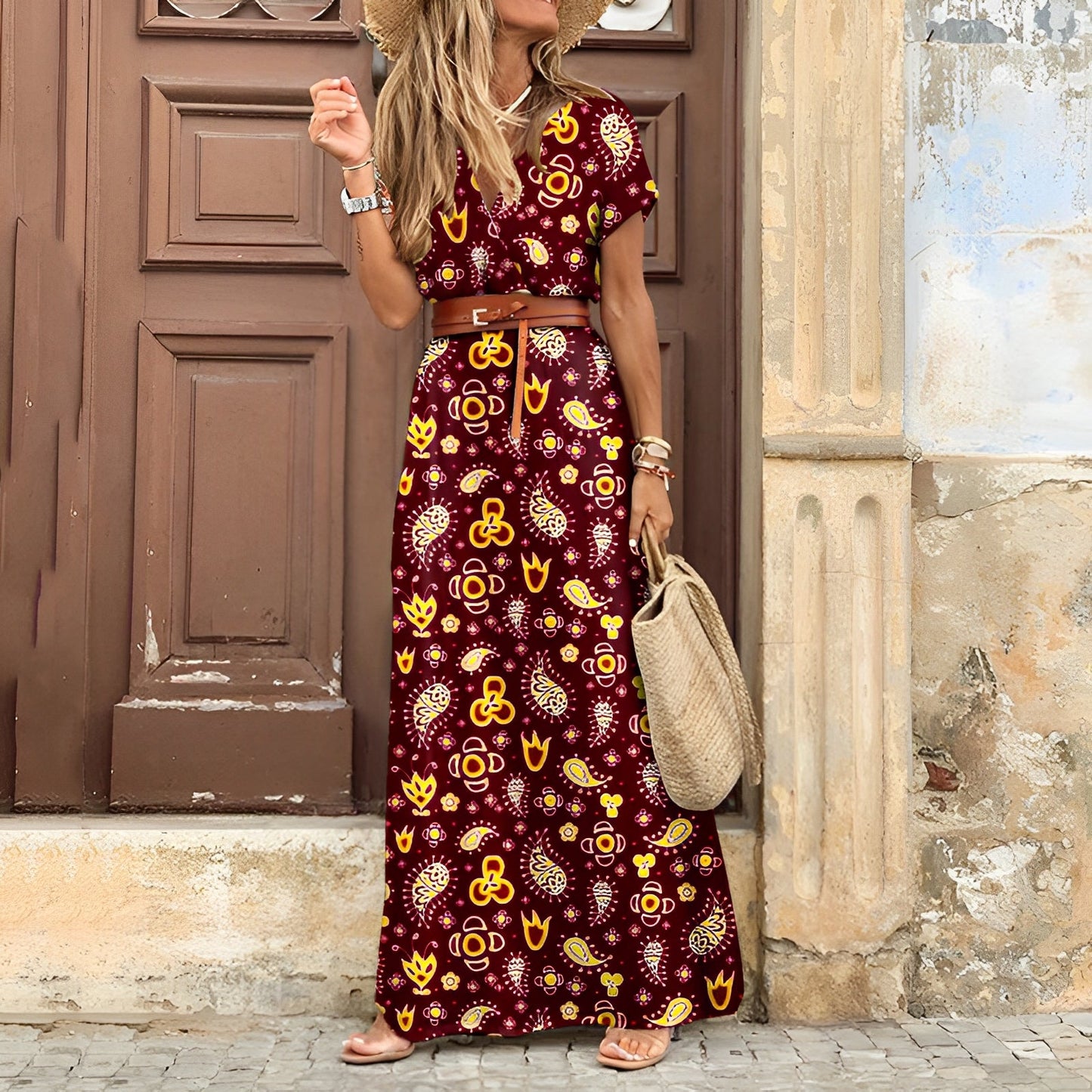Amanda - Schickes Boho-Sommerkleid für Frauen