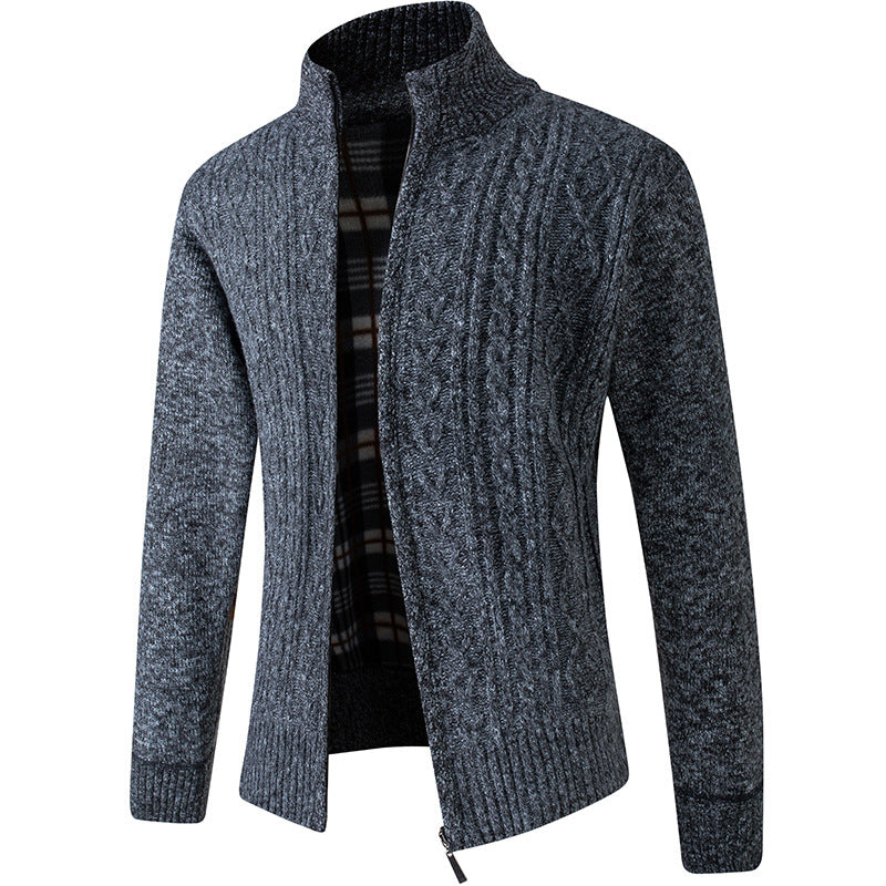 Jeffery - Gilet en velours tricoté élégant pour homme