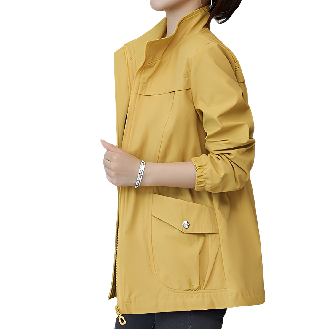 Gwenda - Schicke Damenjacke mit verstellbarer Taille