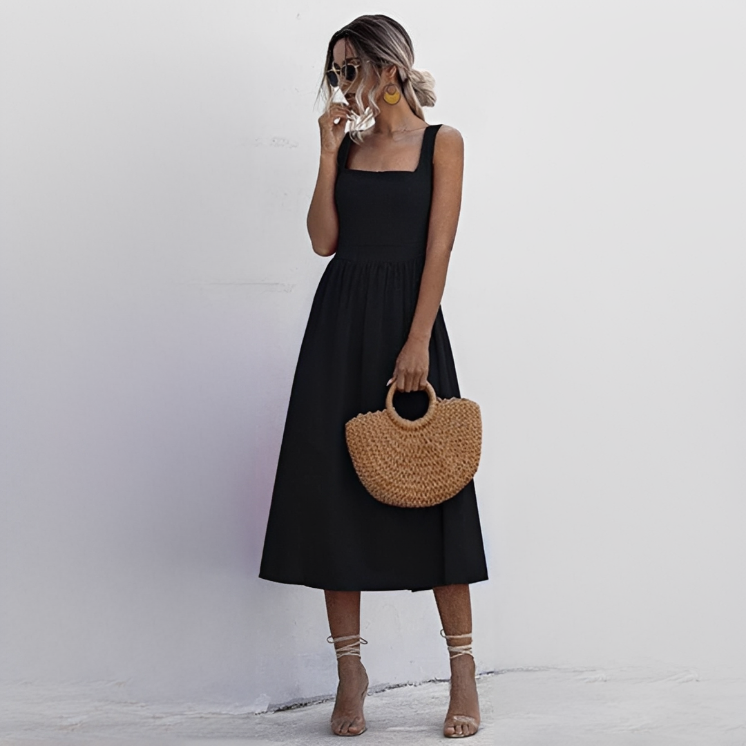 Lenna - Schickes ärmelloses Damen-Sommerkleid