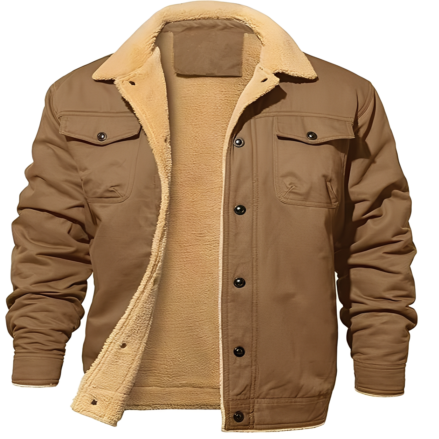 Dillon - Gemütliche Fleece-Twill-Jacke für Männer