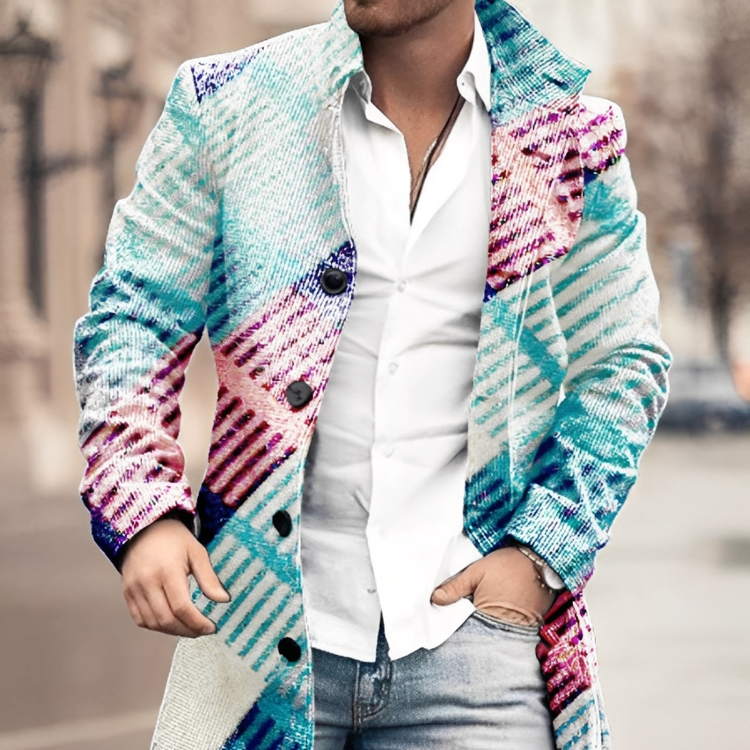 Louison - Palton elegant pentru bărbați cu nasturi