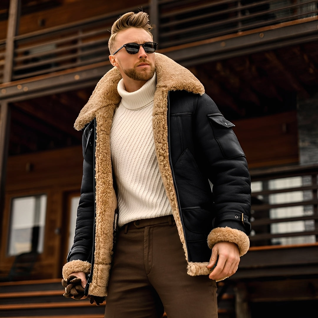 Jarod - Trendige Winterjacke mit Fleece für Herren