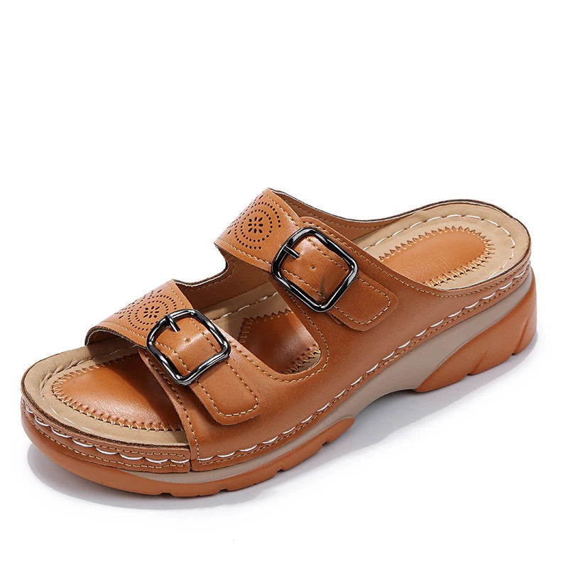 Malaya - Damenorthopädische Sandalen, Leder & Komfort