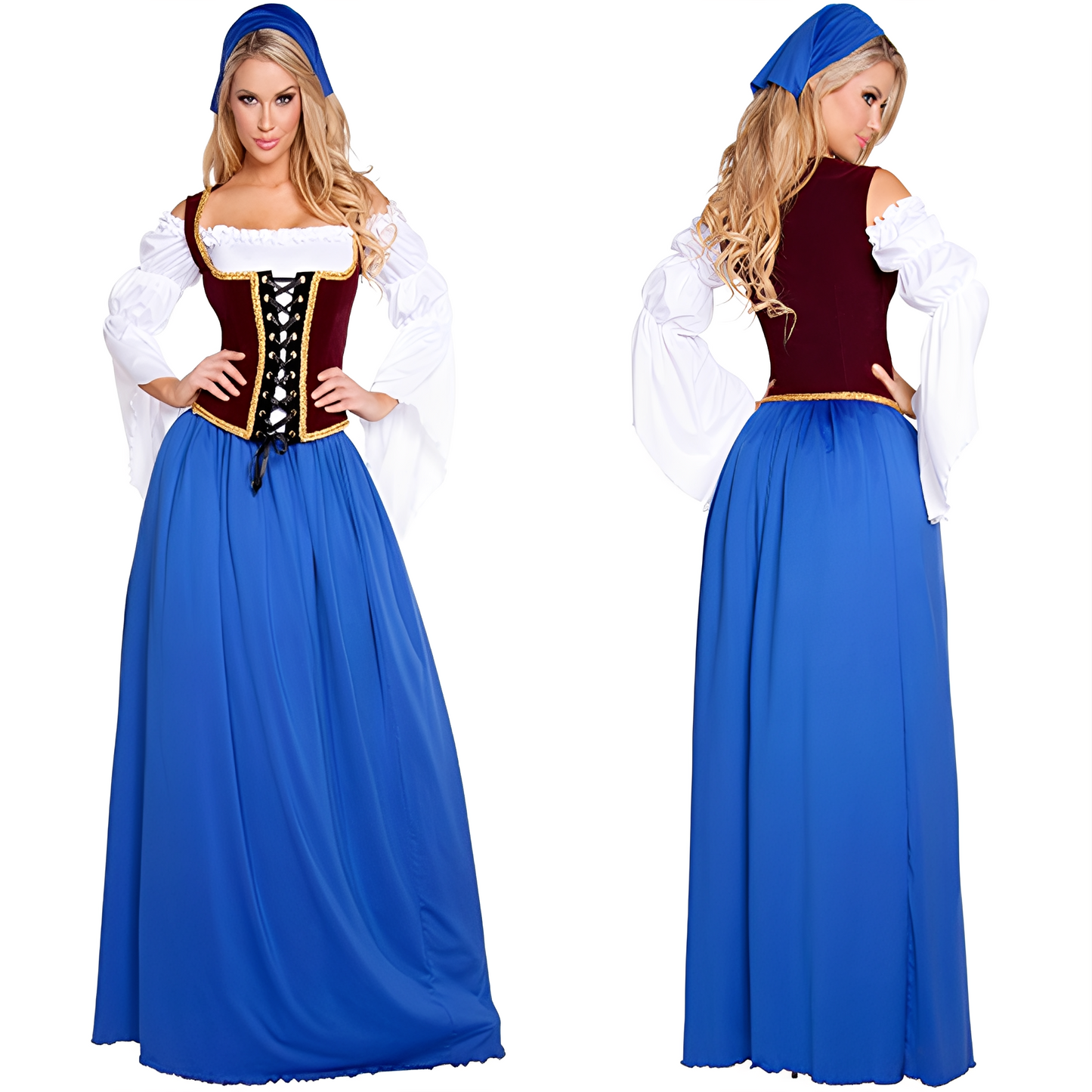 Katelynn - Langes Retro-Oktoberfestkleid für Frauen