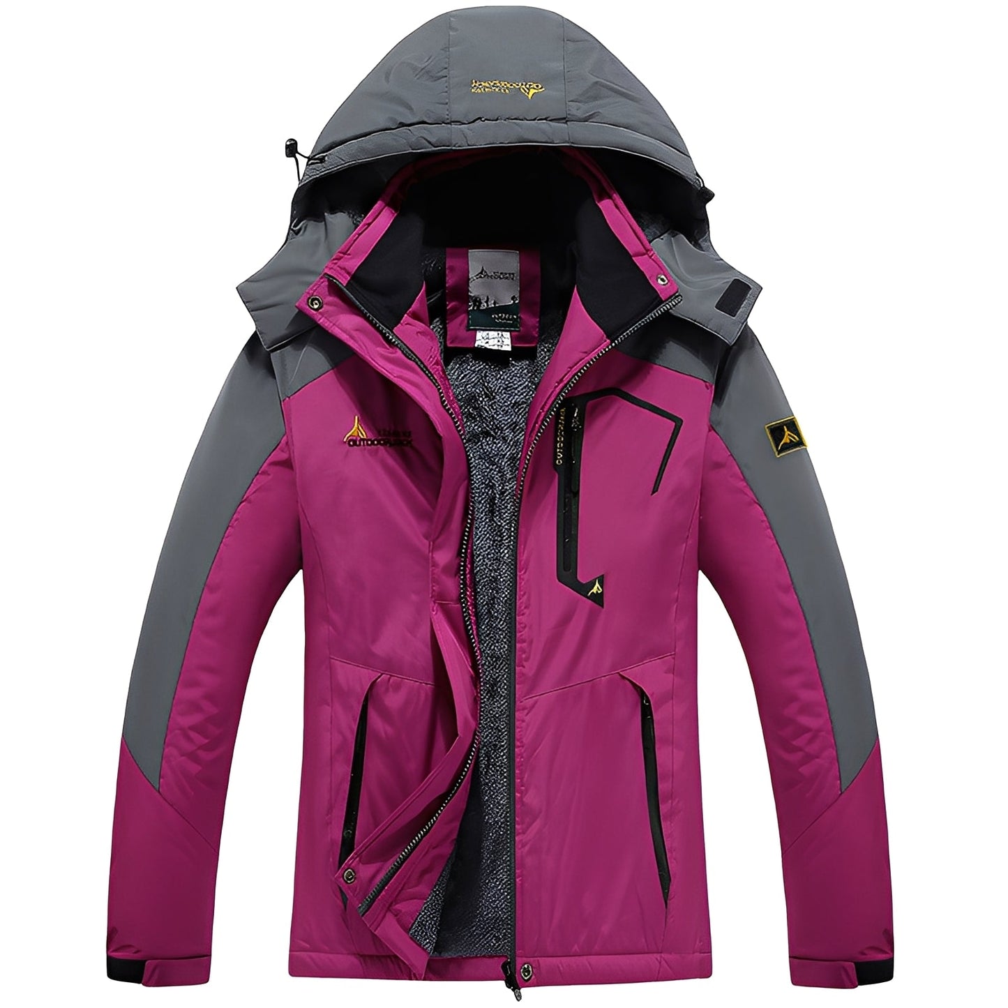 Heather - Elegante, warme Damenjacke für den Winter mit Fleece-Futter
