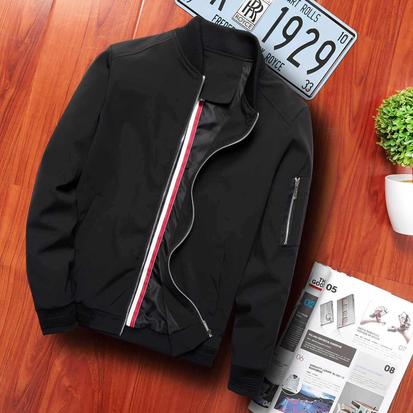 Leonard - Elegante Herren-Bomberjacke