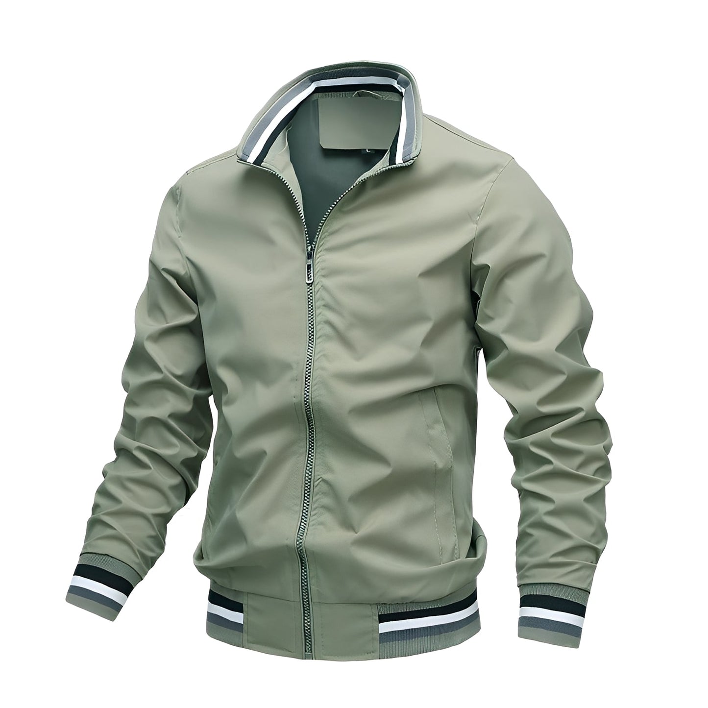 Jeremy - Bequeme Herren-Bomberjacke mit Streifen