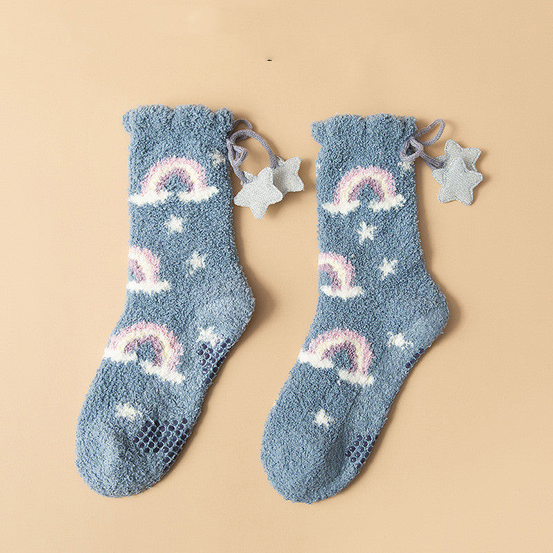 Ramona - Elegante, warme Damen-Fleece-Wintersocken
