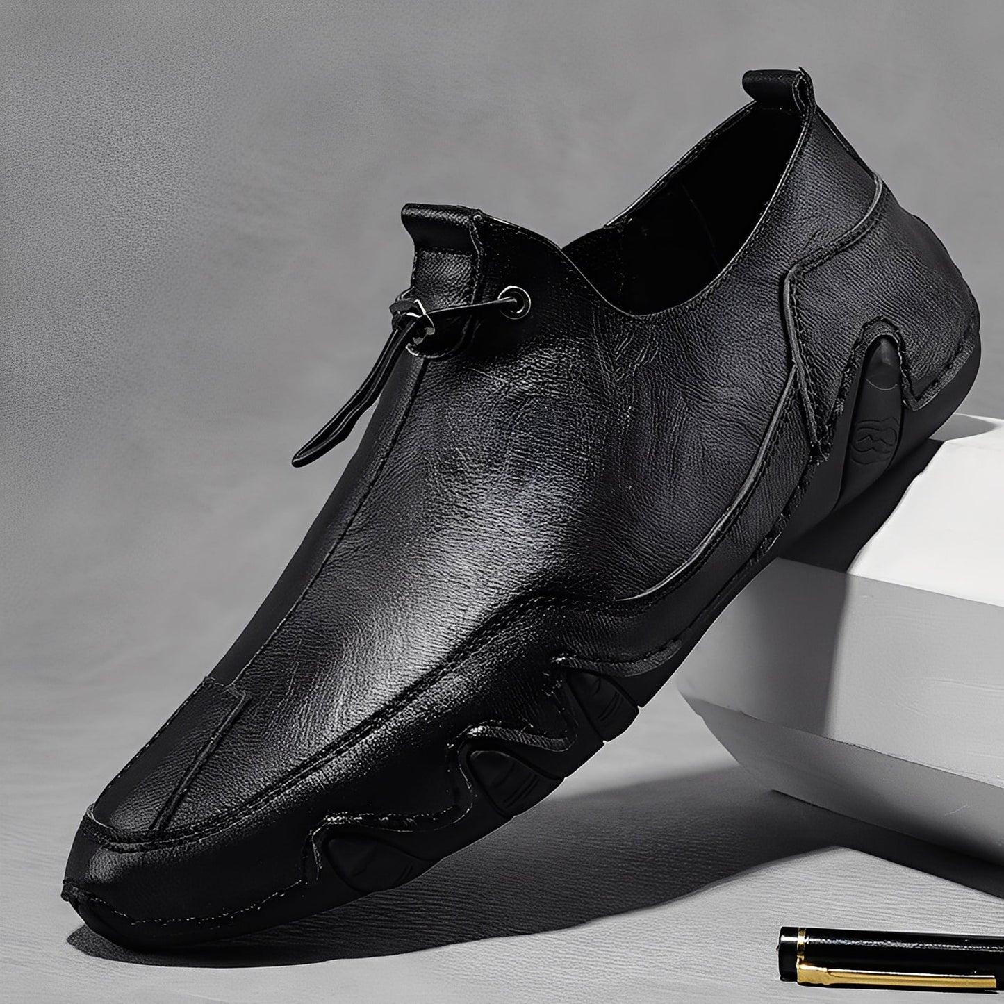 Everard - Mocassins en cuir à la mode et confortables pour hommes