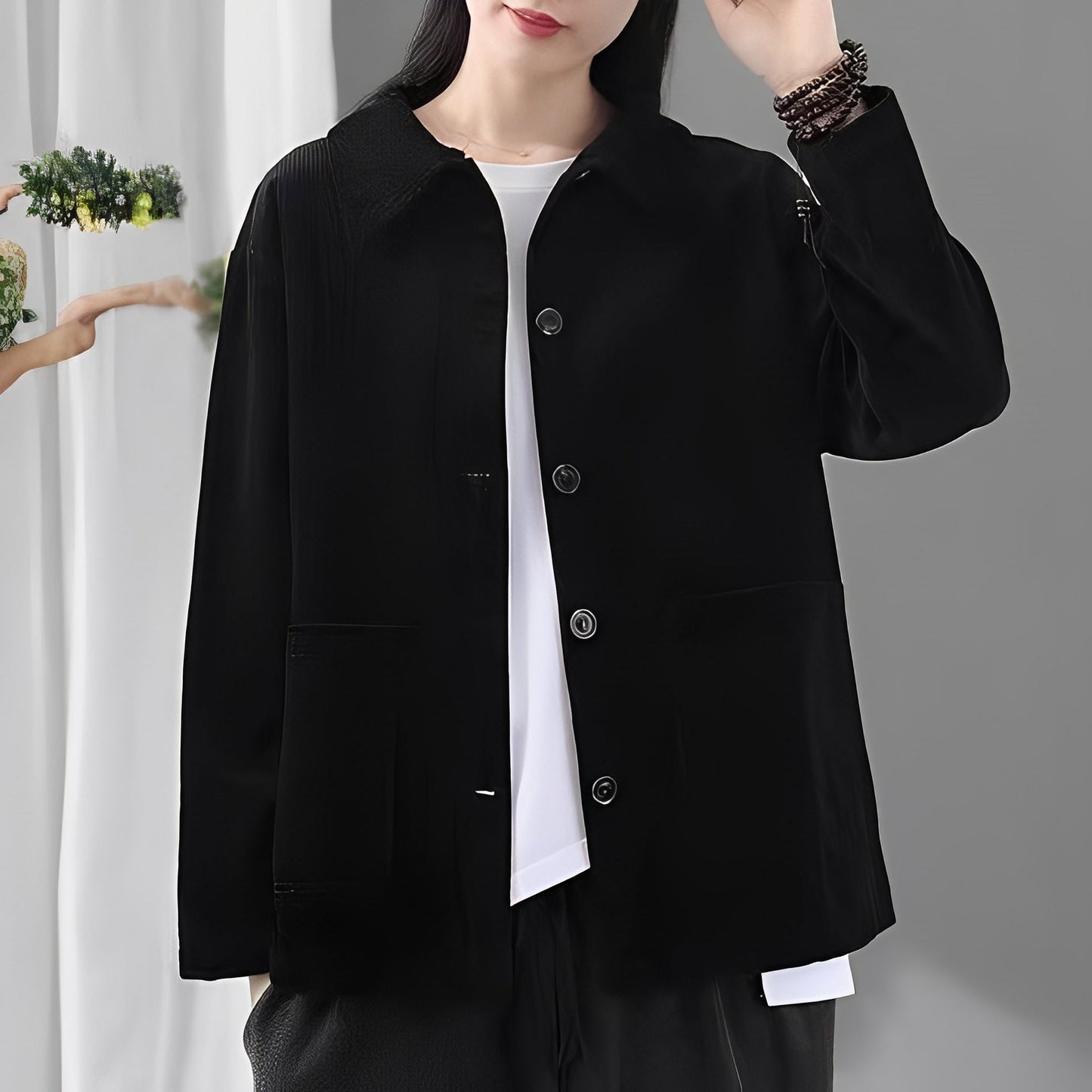 Chloe - Bequeme Cordjacke mit Taschen für Frauen