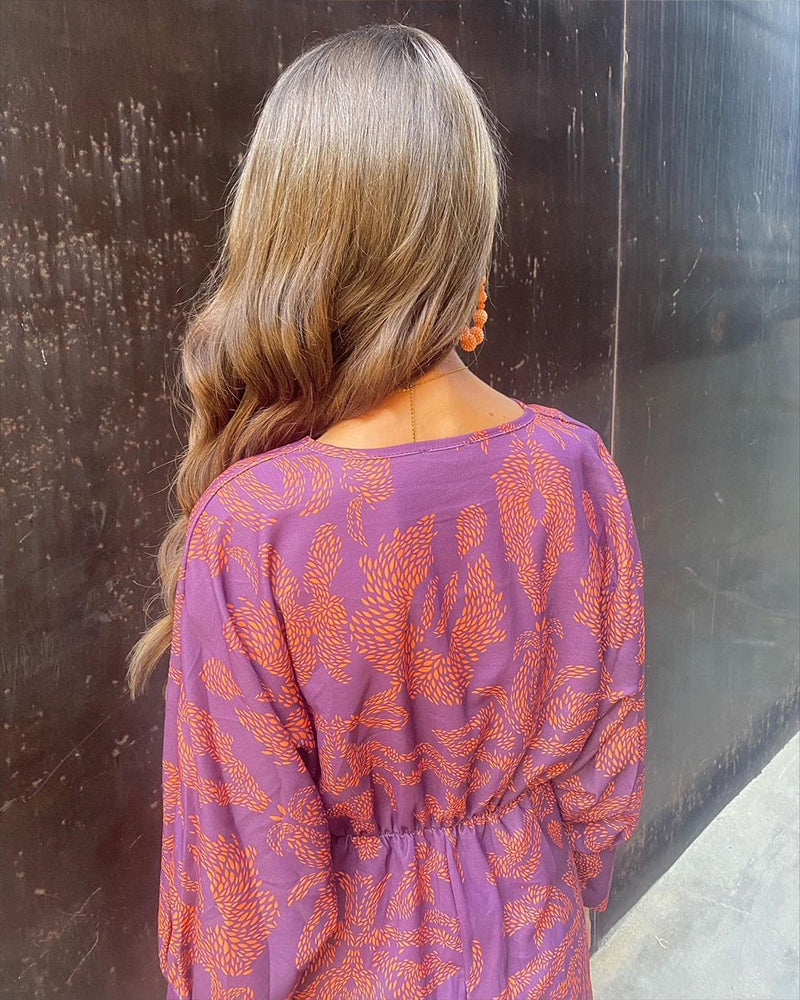 Irma - Schlankes Langes Uni-Sommerkleid