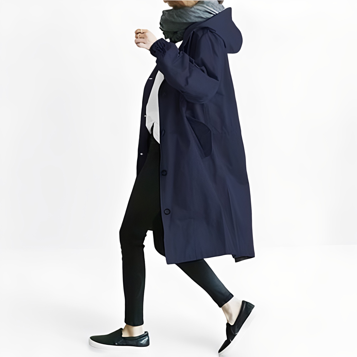 Giselle - Damen-Regenjacke mit Kapuze, wasserdicht