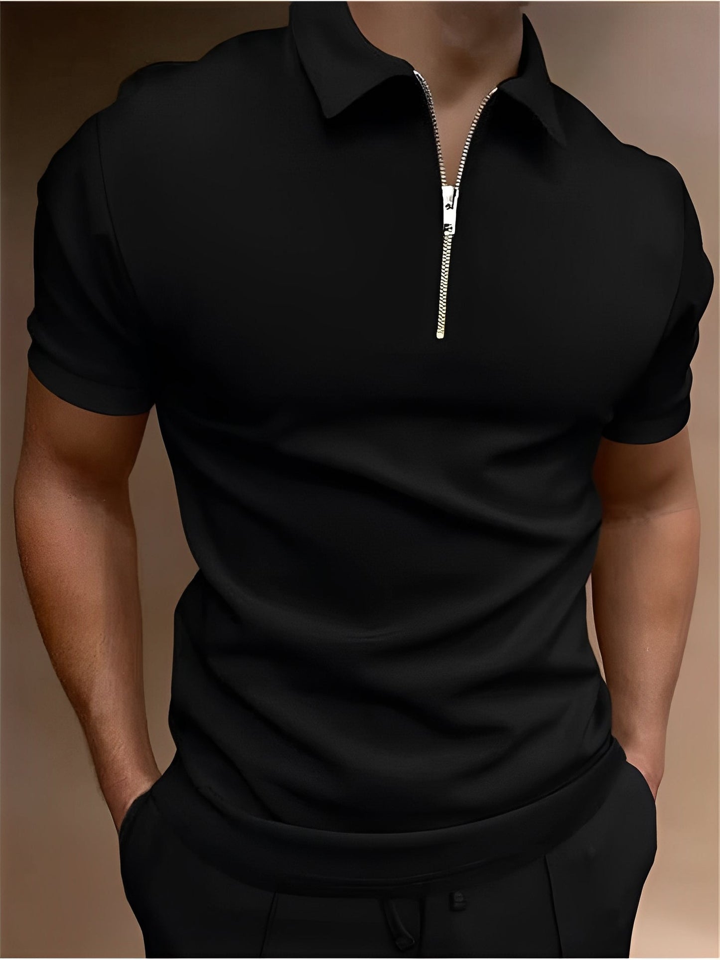 Carl - Bequemes Herren-Poloshirt mit Zipper