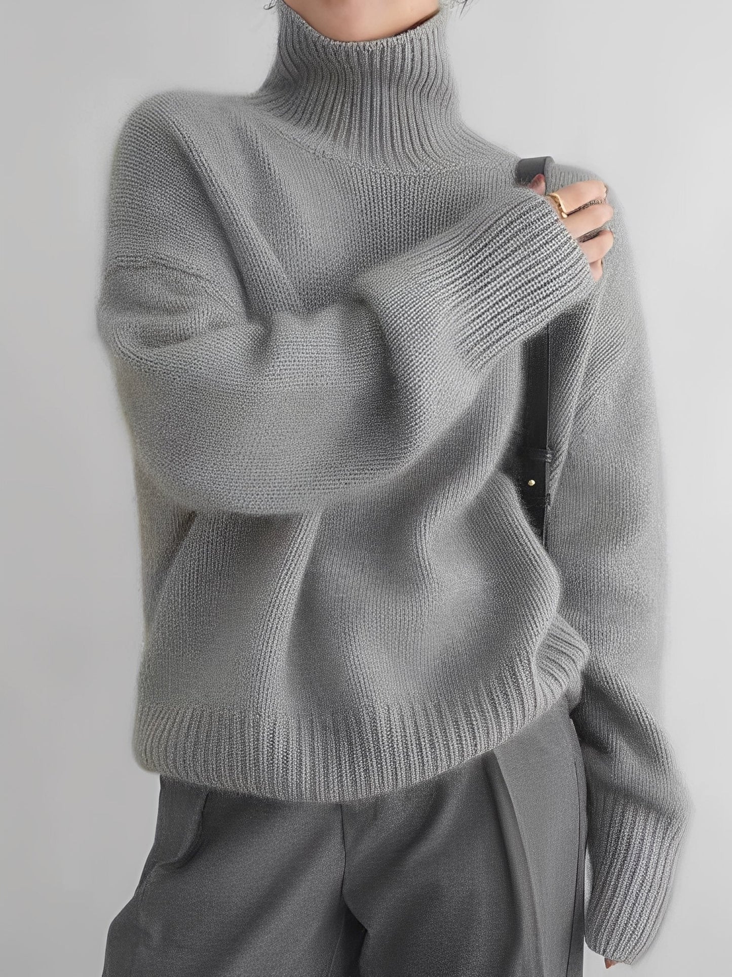 Natalia - Schicker Damen-Kaschmir-Rollkragenpullover