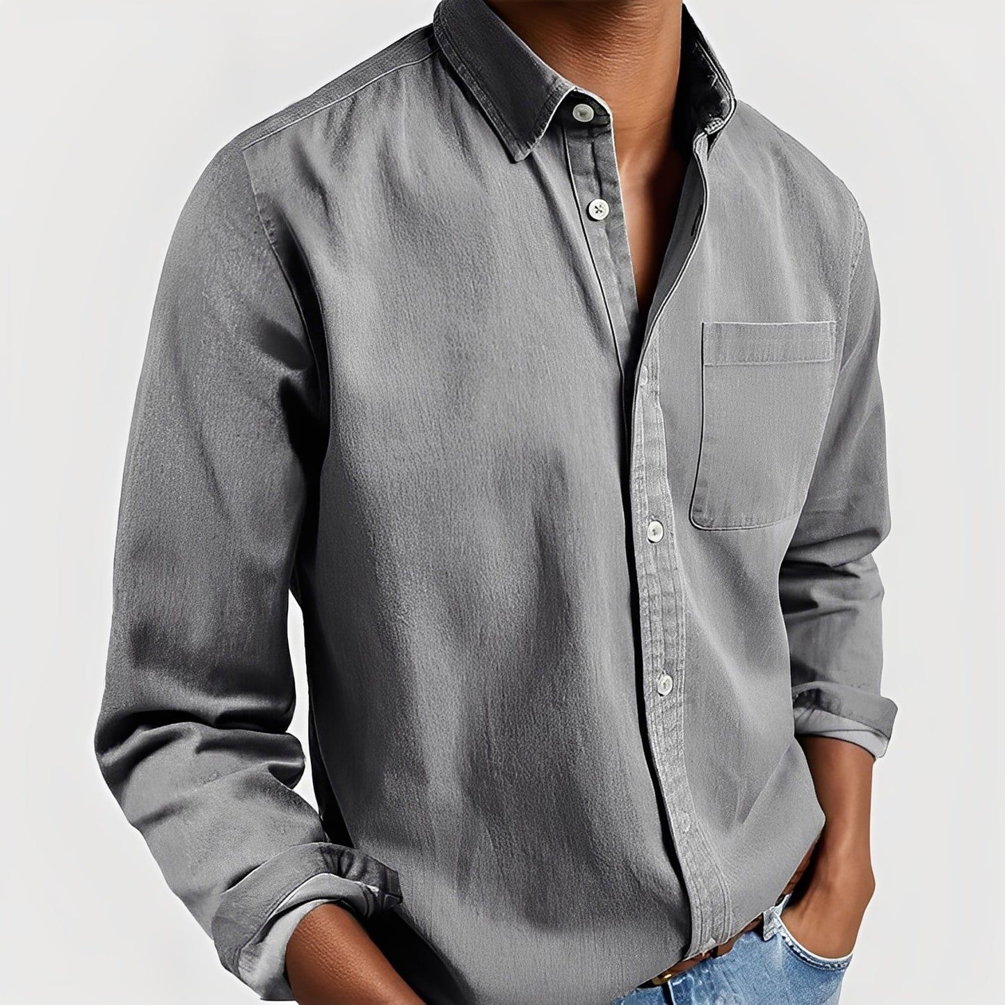 Tanner - Herren-Casualshirt mit Tasche
