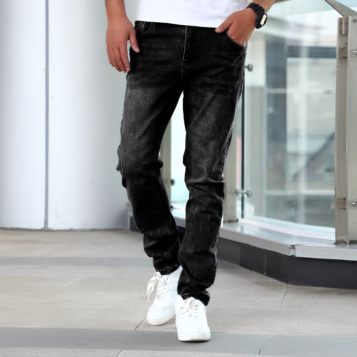 Winfred - Modische Stretch-Skinny-Jeans für Männer