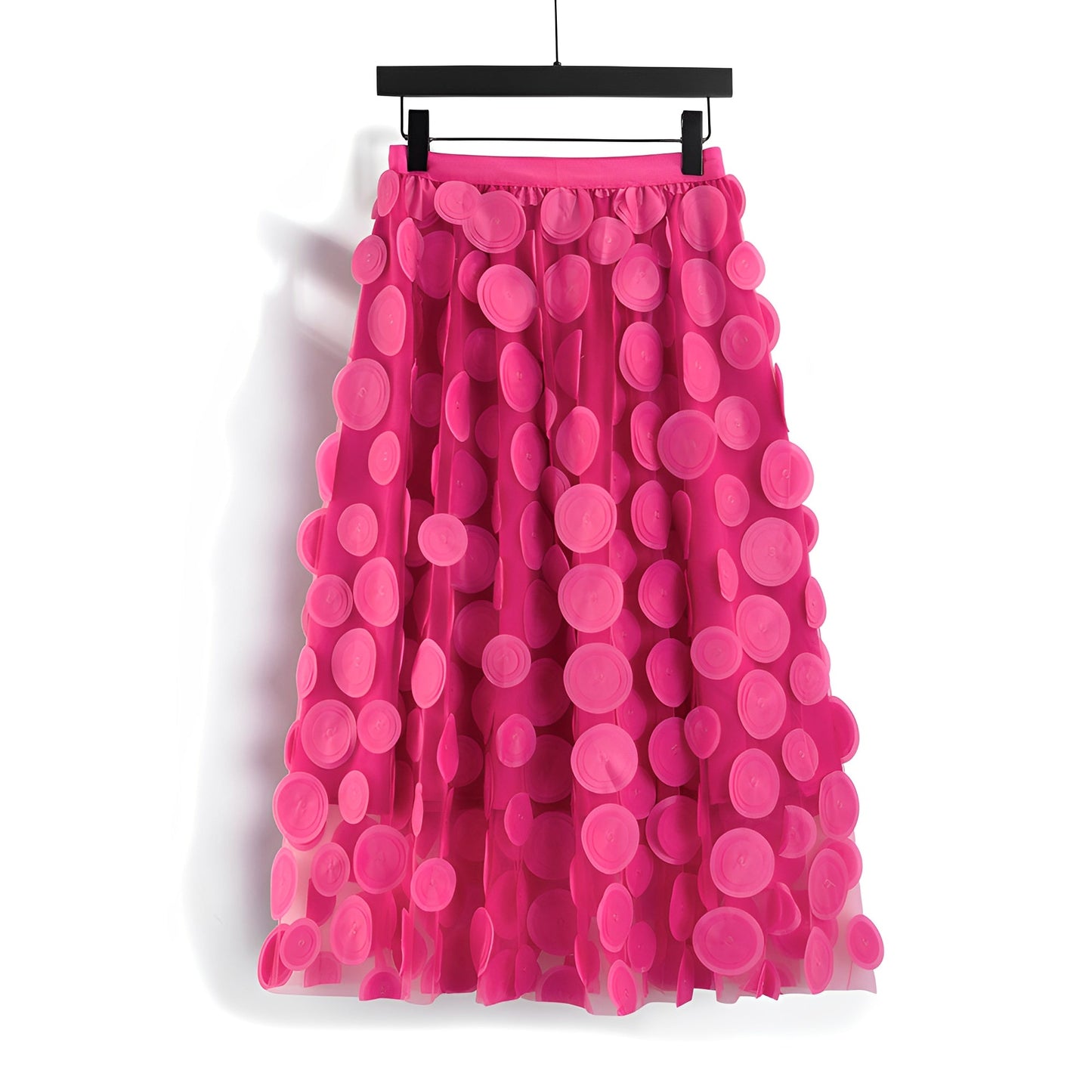 Haylee - Schicker Mesh-Midirock für Damen