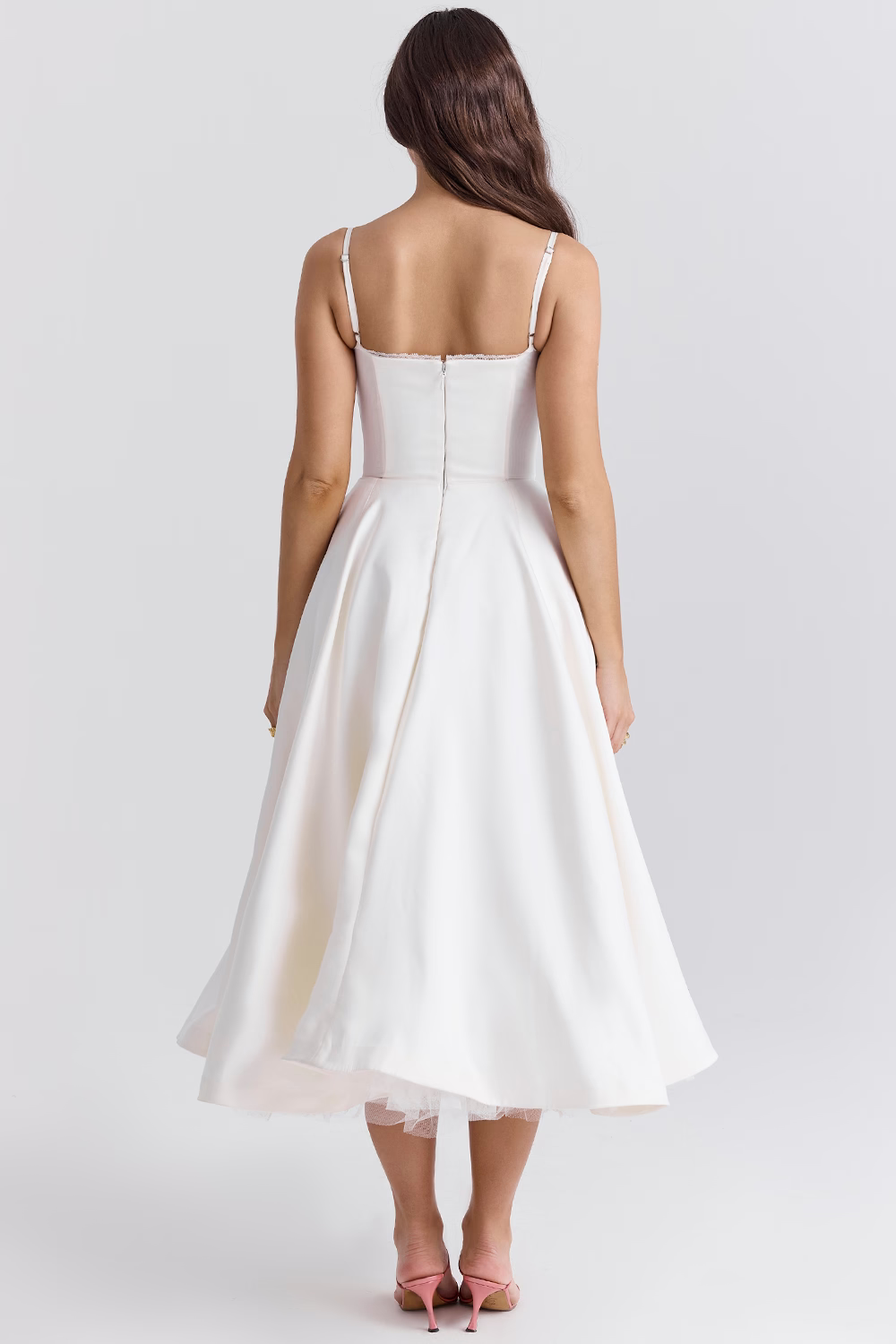 Leona - Schickes Satin-Kleid für Events