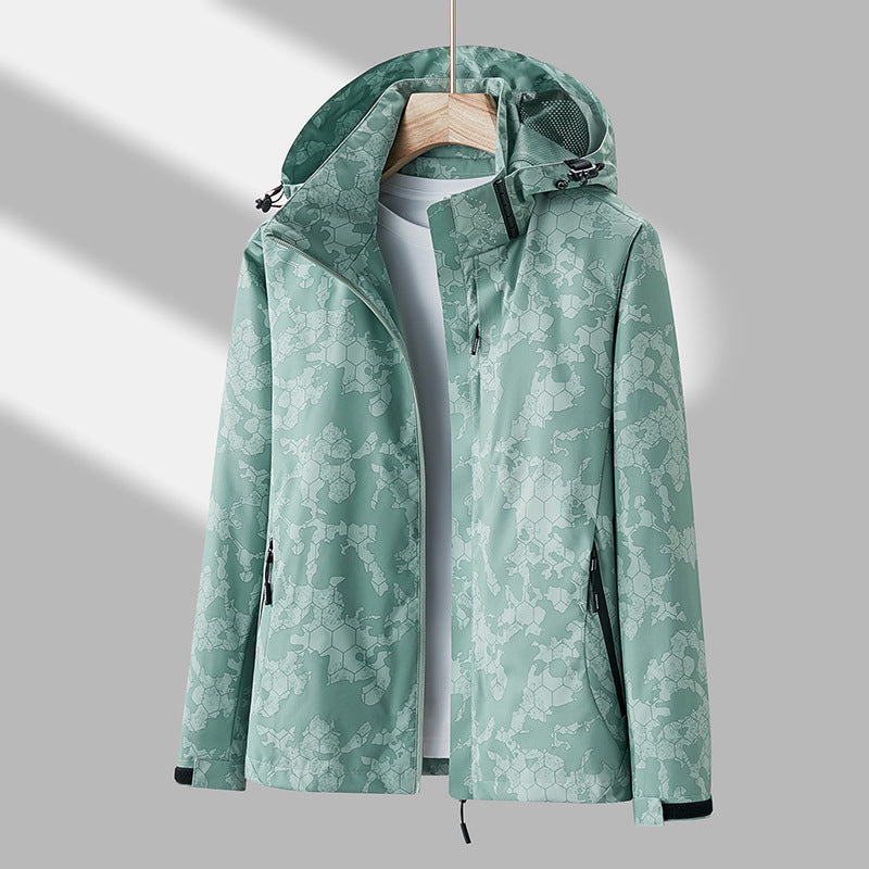 Daly - Unisex Windjacke mit Muster