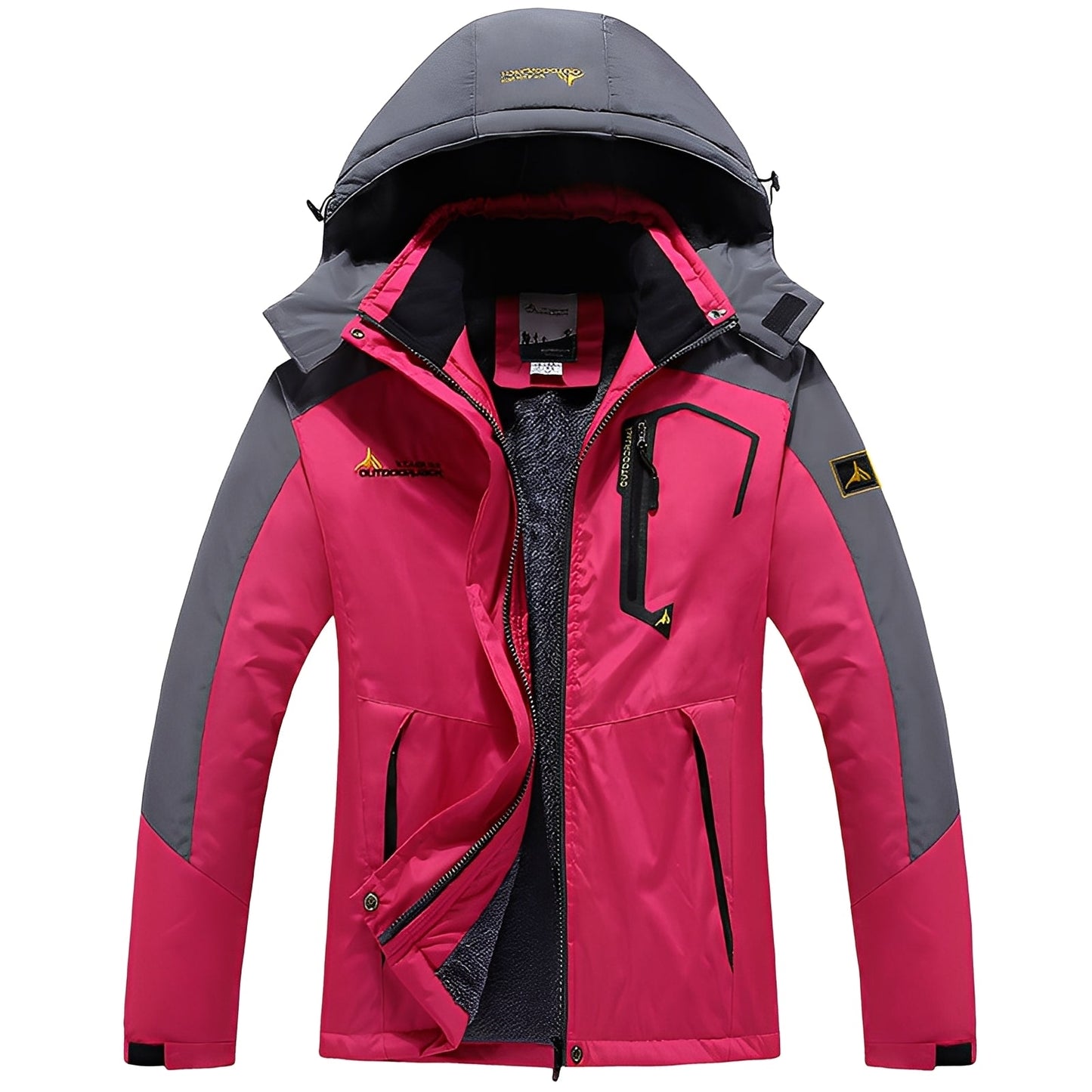 Heather - Elegante, warme Damenjacke für den Winter mit Fleece-Futter