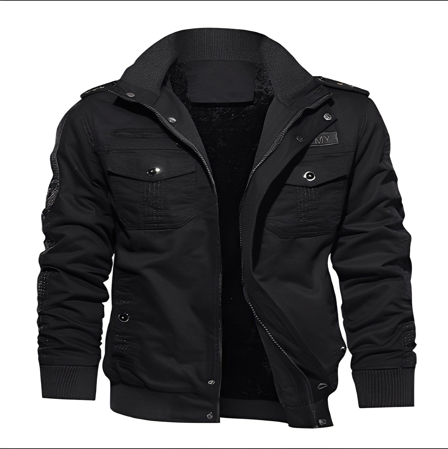 Gary - Coole Herren-Fleecejacke mit Taschen