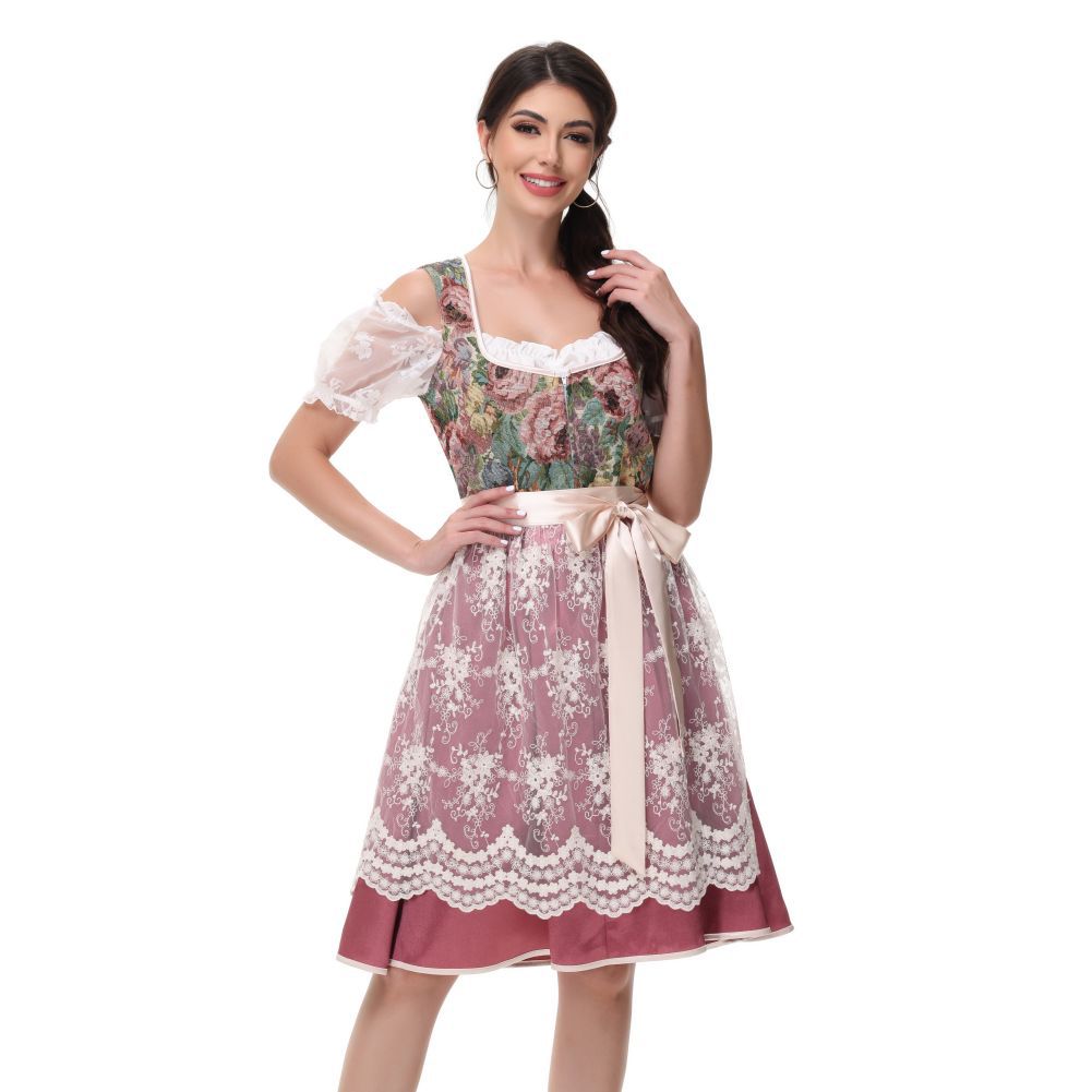 Esmaralda - Schickes Oktoberfest-Dirndl mit Spitze für Frauen