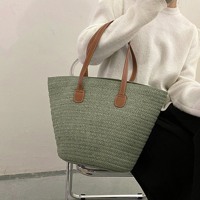 Shelley - Trendige Strohtasche für Frauen