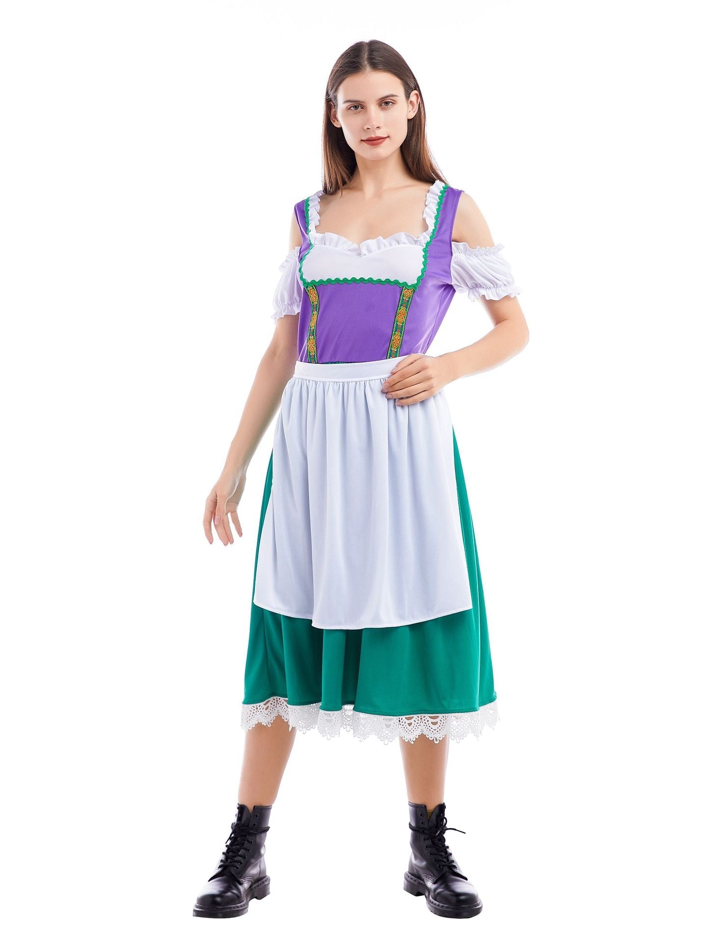 Charisse - Eng anliegendes Damen-Midikleid fürs Oktoberfest