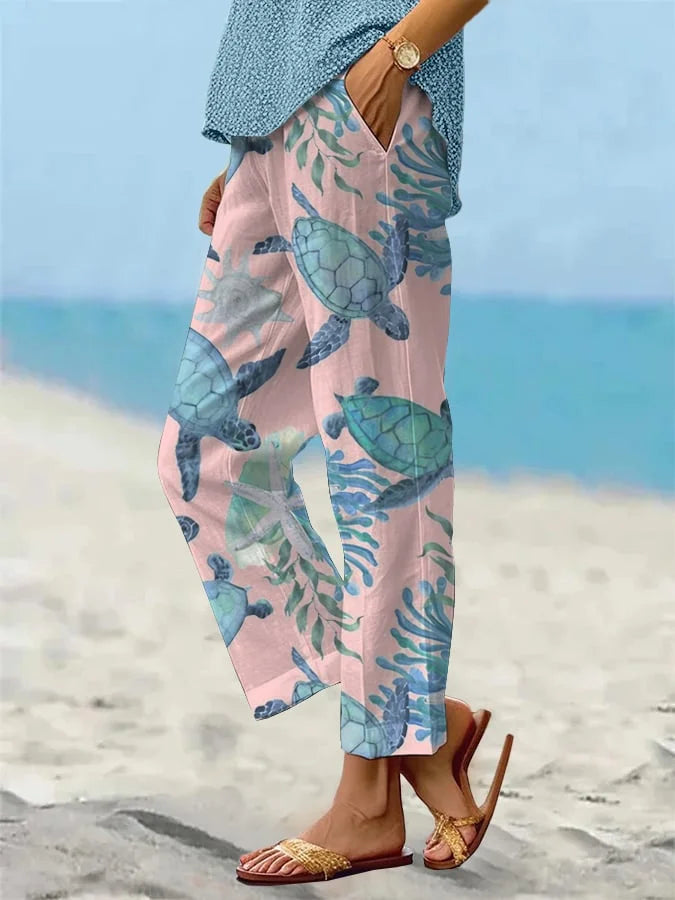 Sandra - Bequeme und lockere Strandhose für Damen