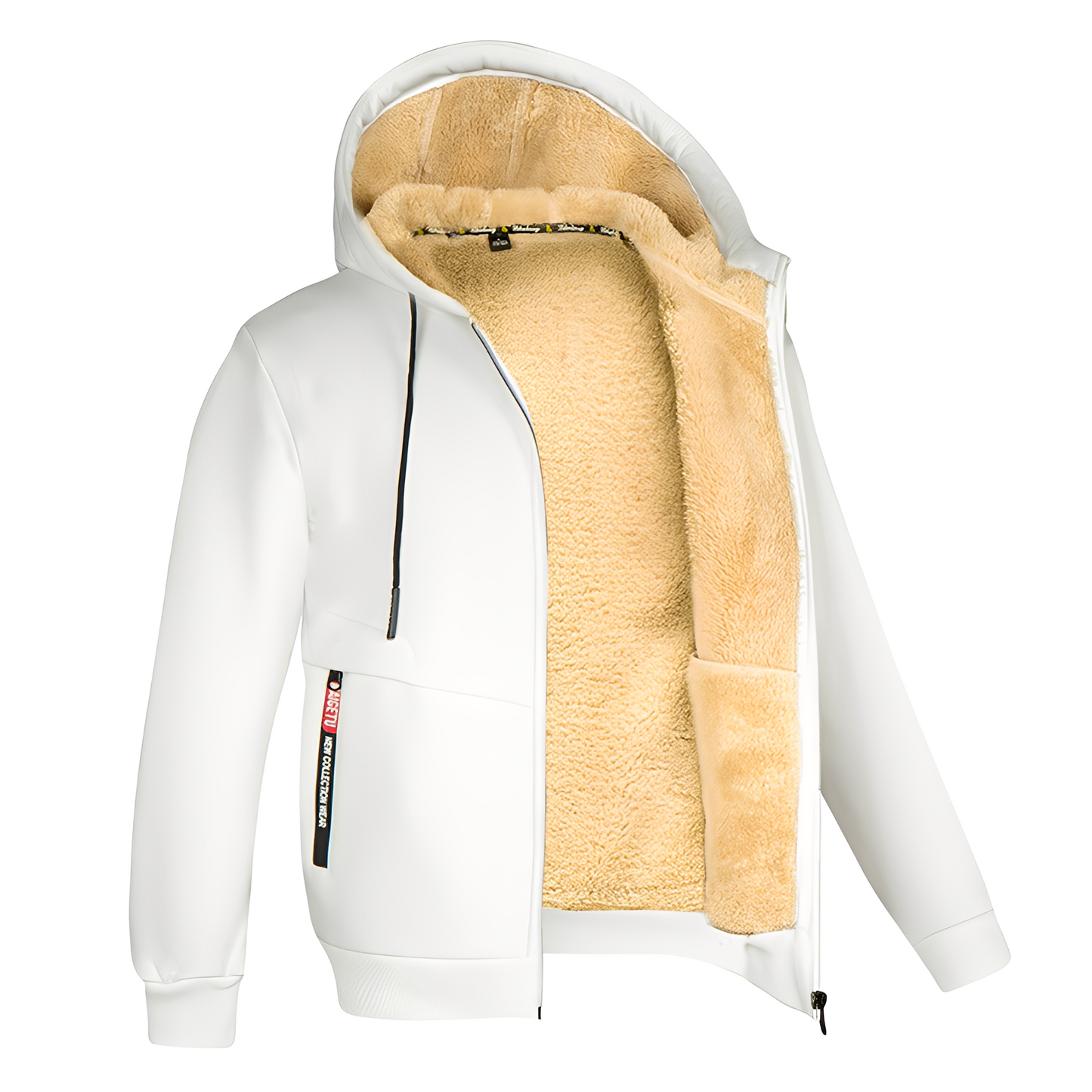 Davin - Komfortable Herren-Fleecejacke mit Kapuze