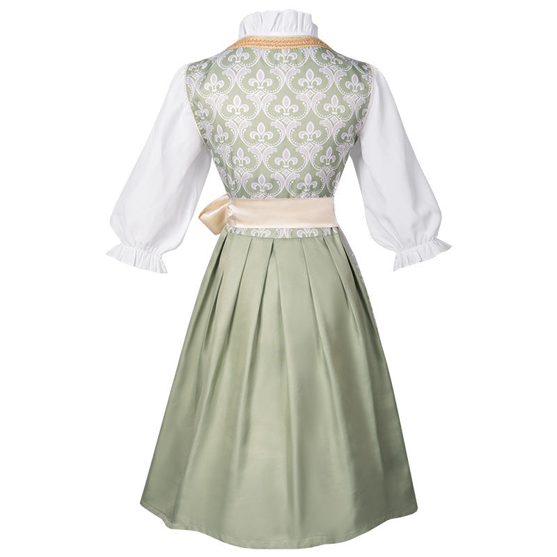Ashlie - Traditionelles Oktoberfest-Kostüm für Damen mit Schlitz