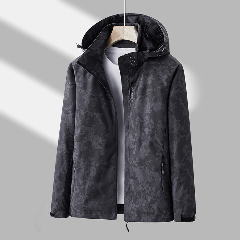 Daly - Unisex Windjacke mit Muster