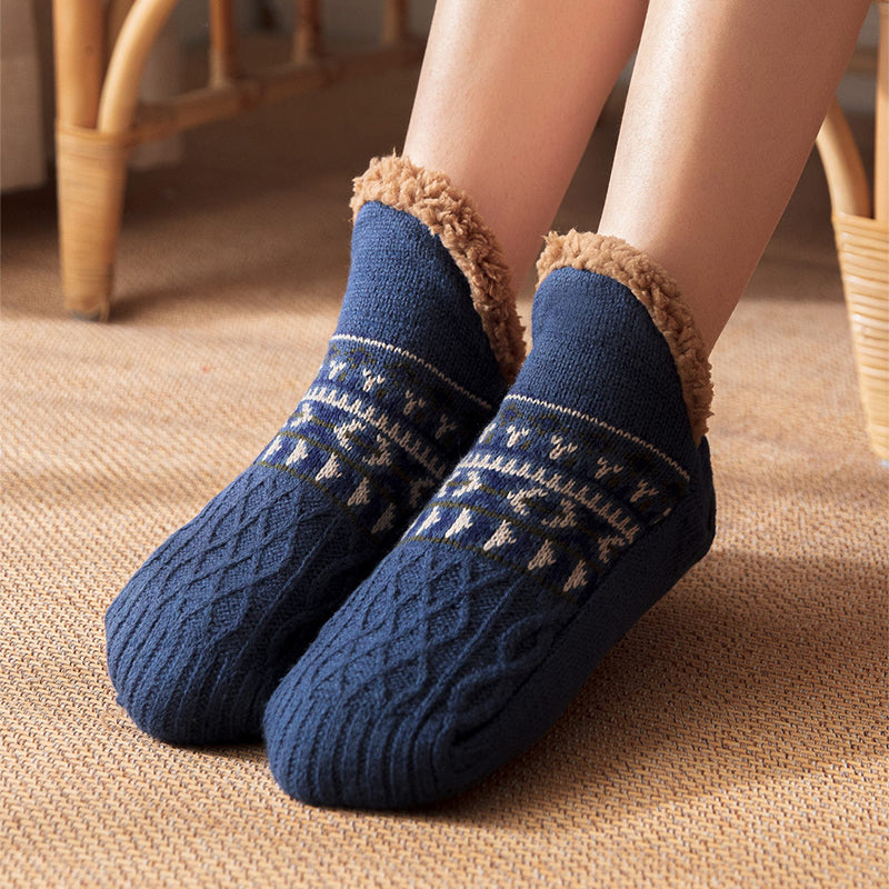 Nichole - Stilvolle, warme Antirutsch-Socken für Damen