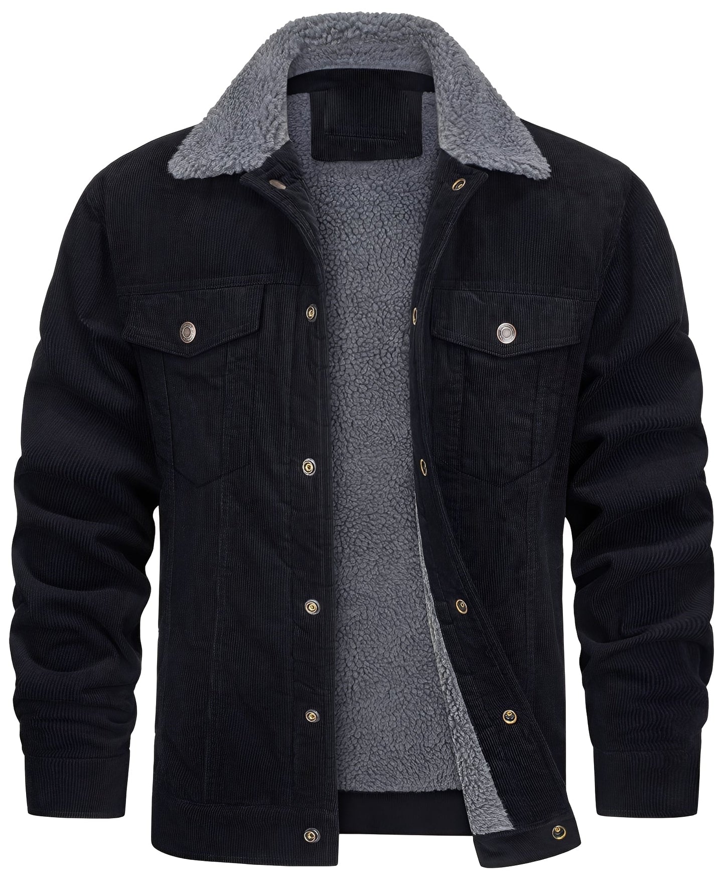 Mack - Klassische Cord-Polsterjacke für Herren