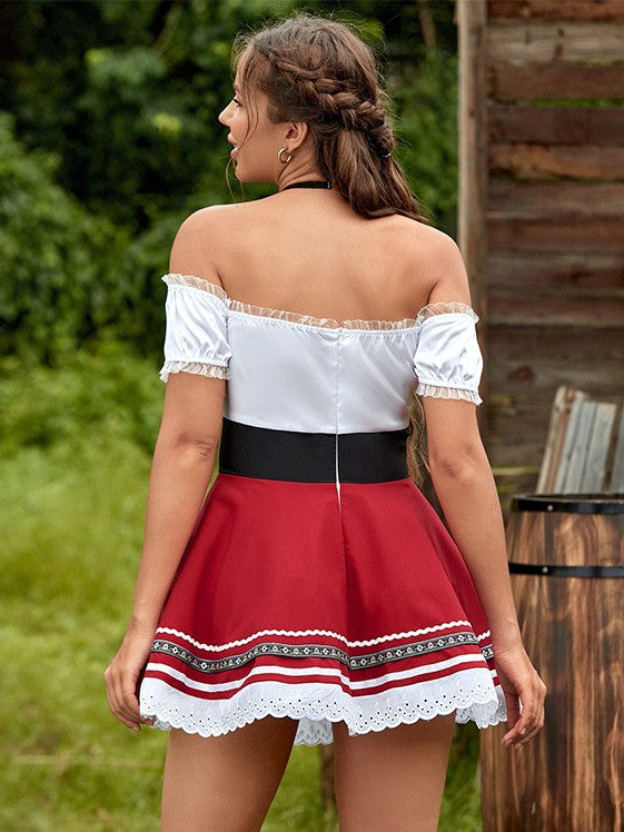 Ophelia - Schulterfreies Damenkleid fürs Oktoberfest