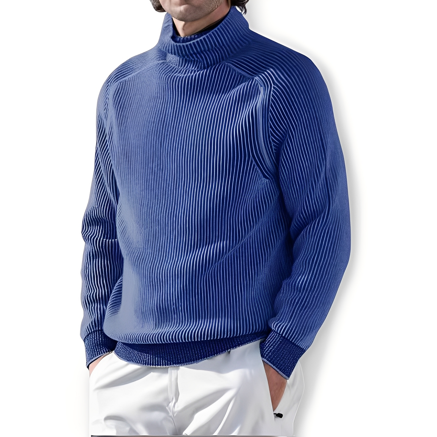 Jarrett - Herrenpullover aus Kaschmir mit hohem Kragen