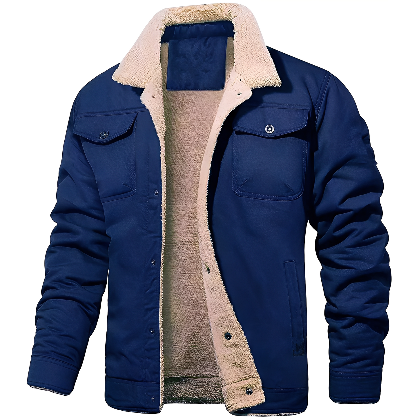 Dillon - Gemütliche Fleece-Twill-Jacke für Männer