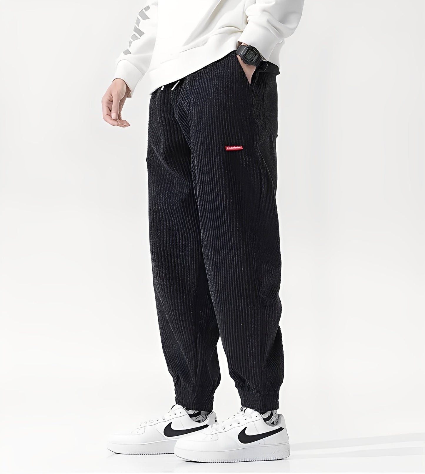 Nicholas - Stylische Cord-Jogginghose für Männer
