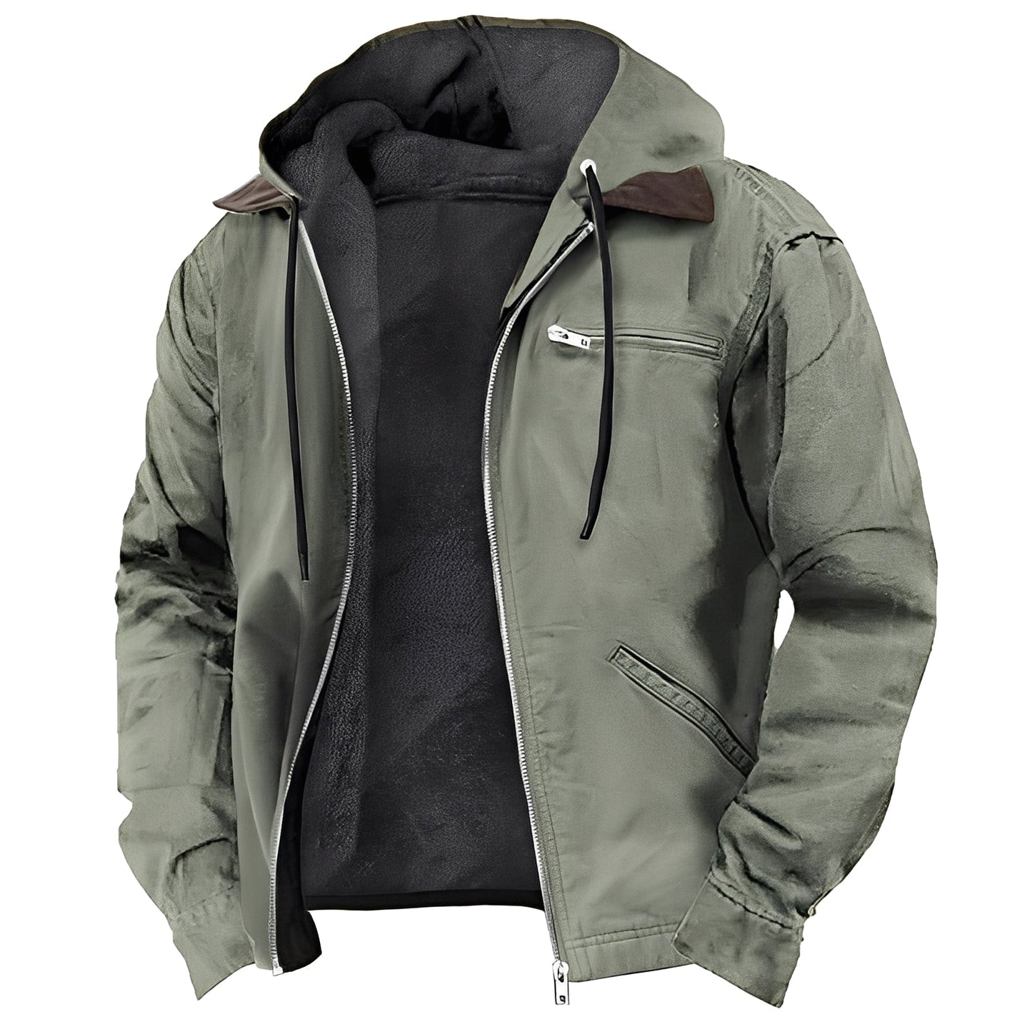Adrian - Warme Outdoor-Männerjacke mit Kapuze