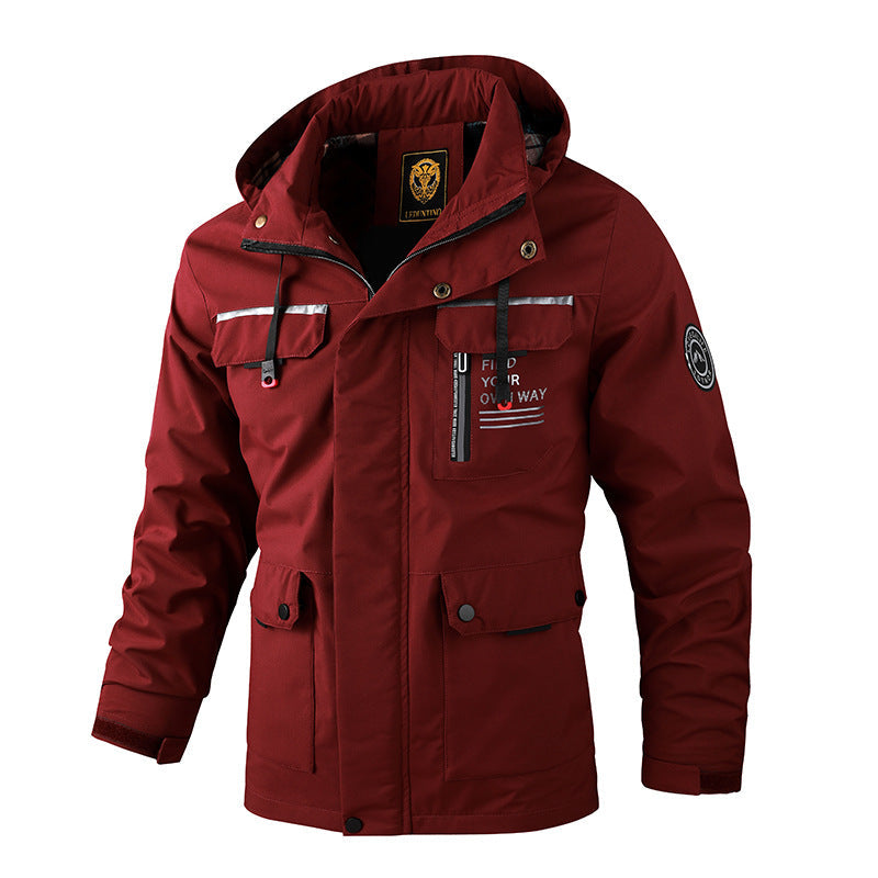 Gabriel - Wasserdichte Herren-Winterjacke mit Kapuze