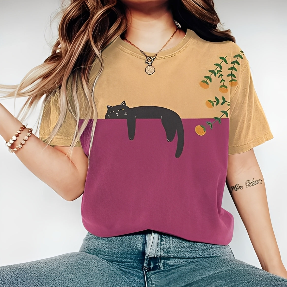 Alvina - Lässiges Damen-T-Shirt mit Design