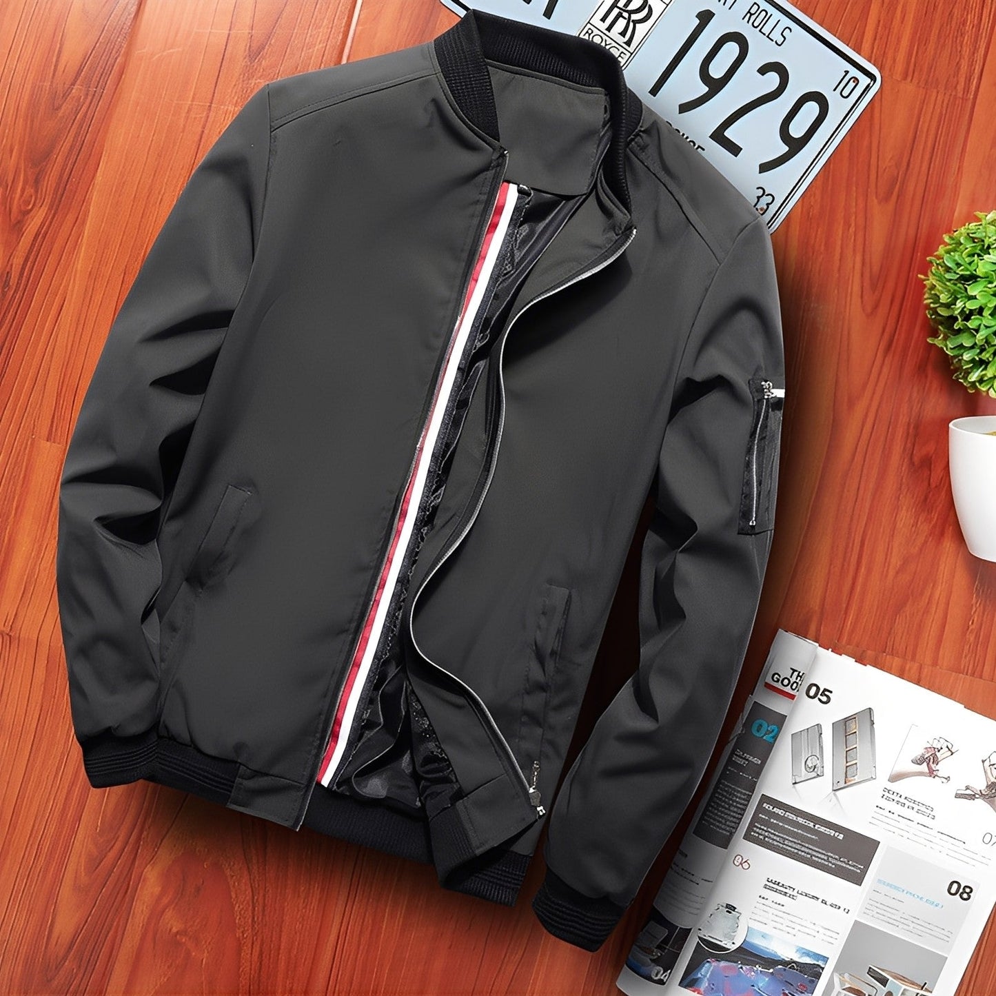 Leonard - Elegante Herren-Bomberjacke