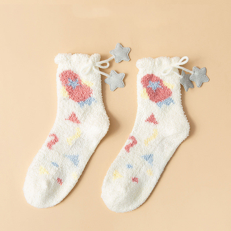 Ramona - Elegante, warme Damen-Fleece-Wintersocken