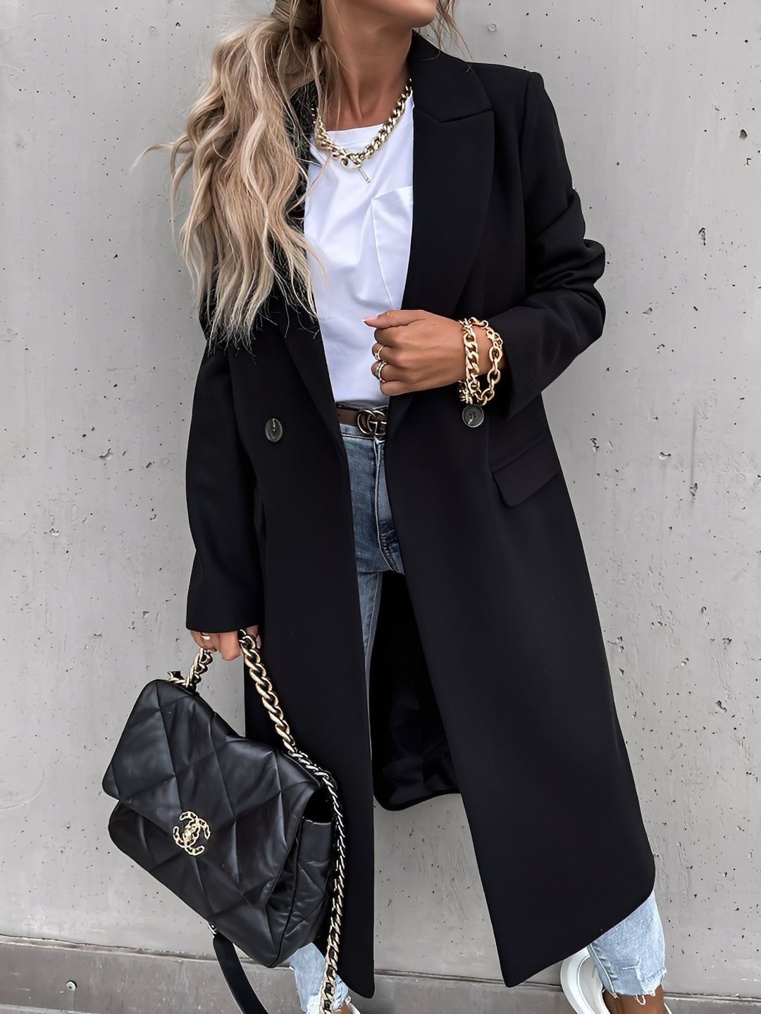 Moriah - Elegant and warm wool coat for women