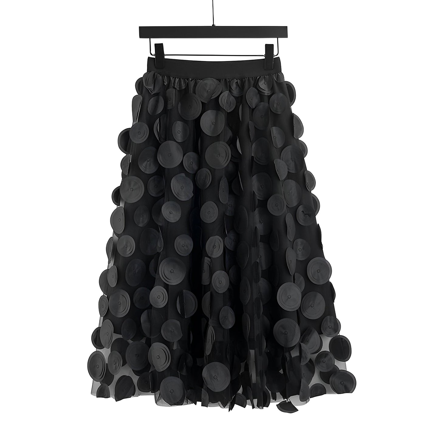 Haylee - Schicker Mesh-Midirock für Damen