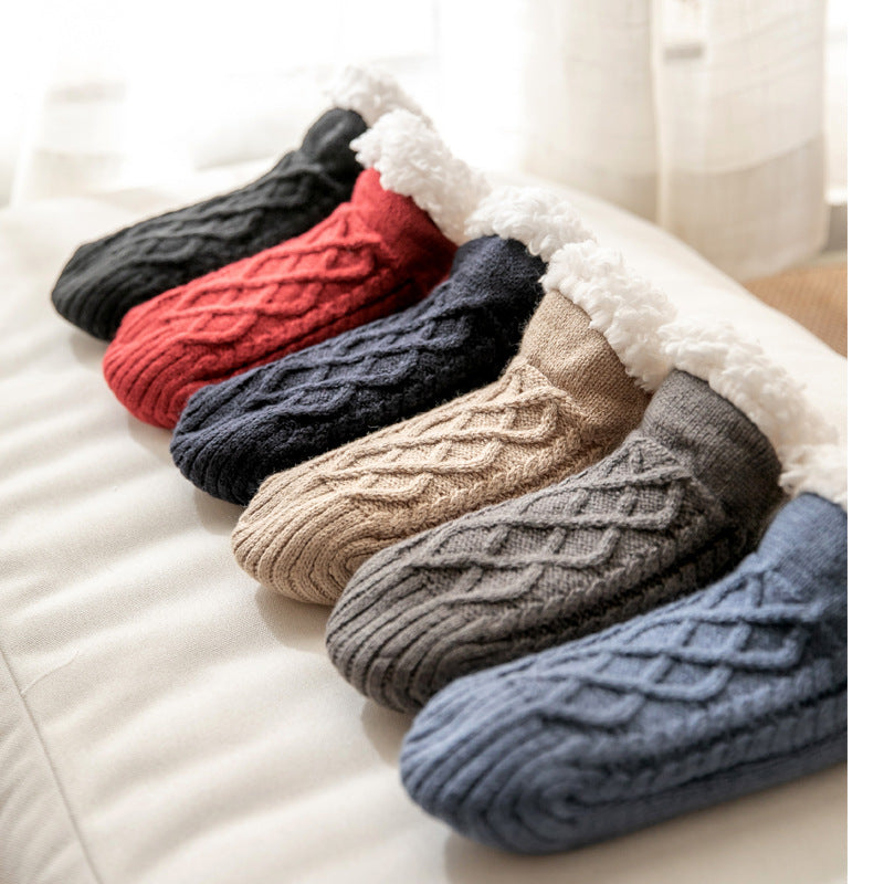 Raquel - Bequeme und rutschfeste Damenplüschsocken für den Winter