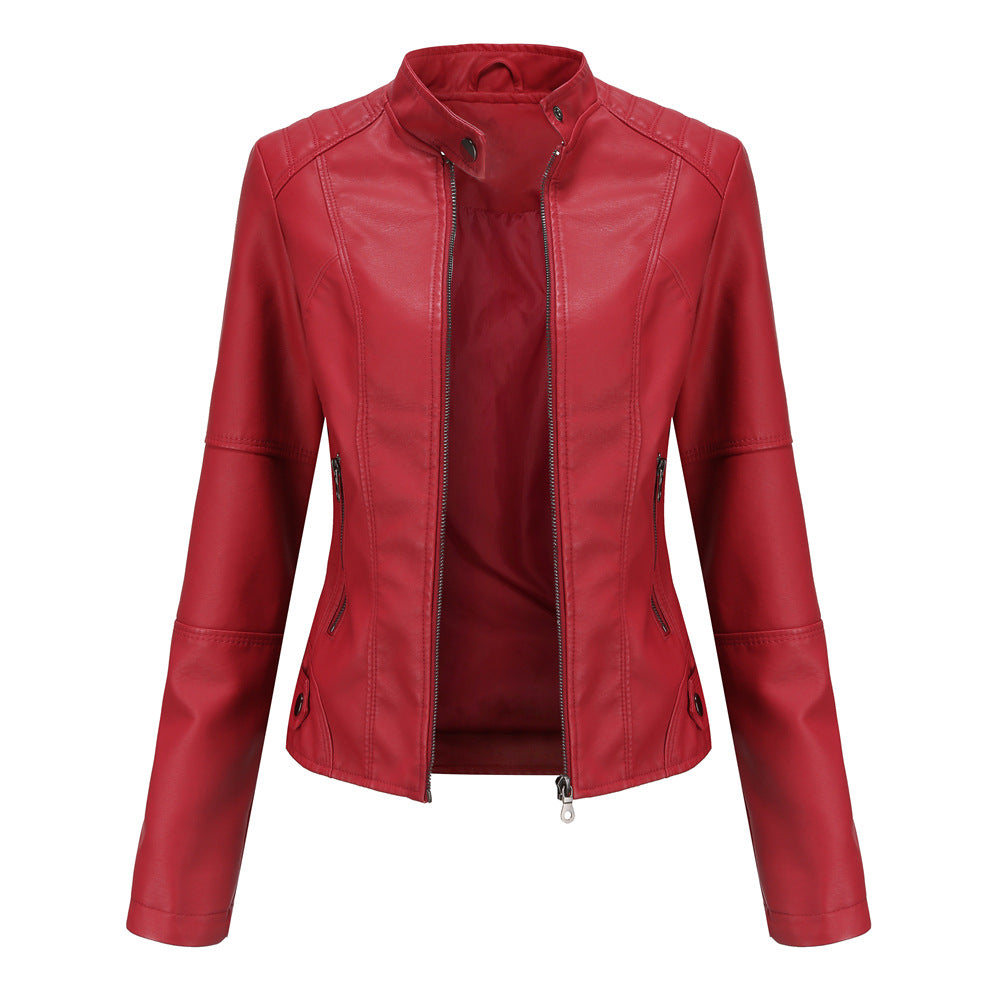 Martha - Schicke, figurbetonte Damenlederjacke