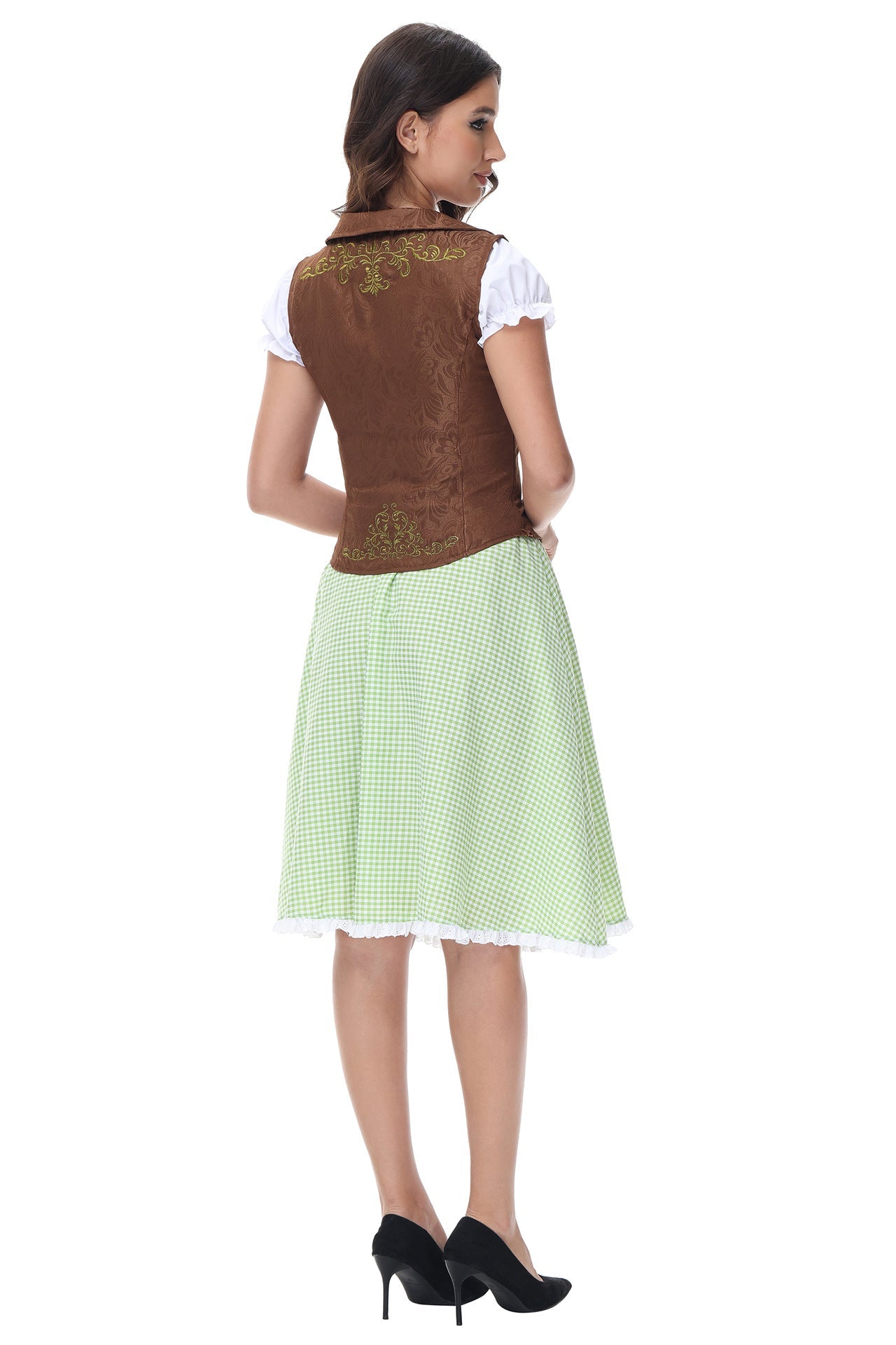 Stefani - Elegantes Oktoberfestkleid mit Schnürung für Frauen