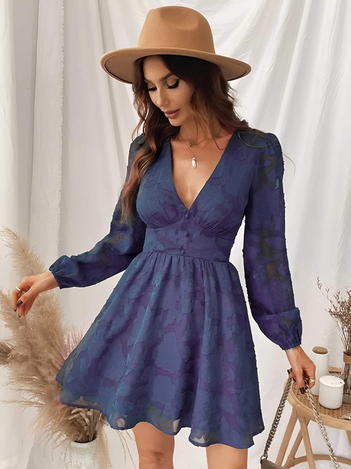 Thea - Elegantes A-Linien-Minikleid für Damen